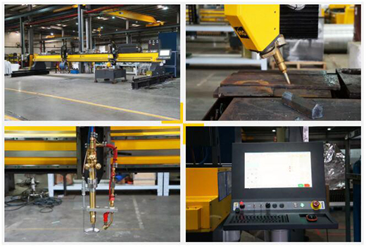 上海威廉希尔中文官网10米超长跨距无限回转数控坡口切割机